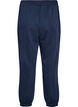 High-waisted sweatpants with drawstring, Blue, Packshot image number 1