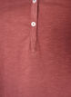 T-shirt with button detail, Brown, Packshot image number 2