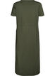 Midi dress in cotton with short sleeves, Green, Packshot image number 1