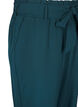 High-waisted trousers with ruffles and a tie belt, Sea Moss Melange, Packshot image number 2