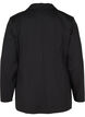Simple blazer with button, Black, Packshot image number 1