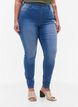 Jeggings with back pockets, Blue denim, Model image number 2