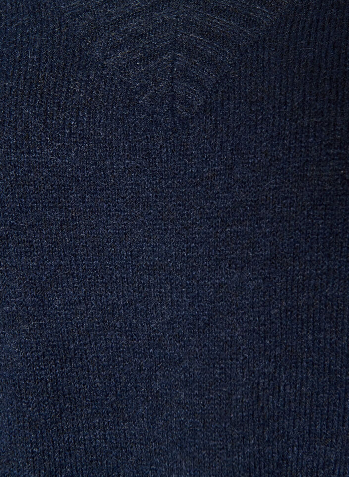V-neck jumper, Blue, Packshot image number 2