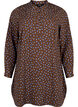 FLASH - Printed tunic with long sleeves, Chicory Coffee AOP, Packshot image number 0