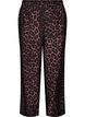 Viscose trousers with an elasticated waist and straight legs, Brown, Packshot image number 0