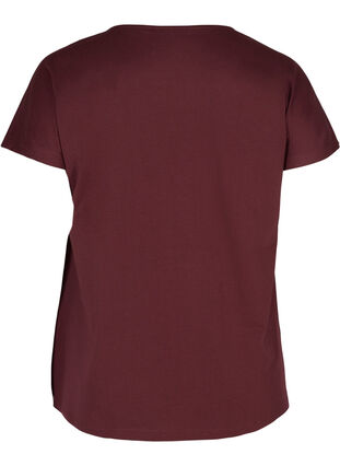 Organic cotton t-shirt with rounded neckline, Port Royal, Packshot image number 1