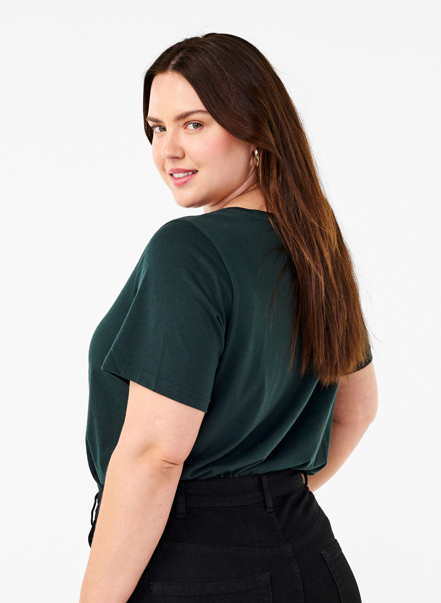 Zizzifashion FLASH - T-shirt with motif, Green, Model image number 2