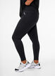 Training tights with fleece lining, Black, Model image number 0