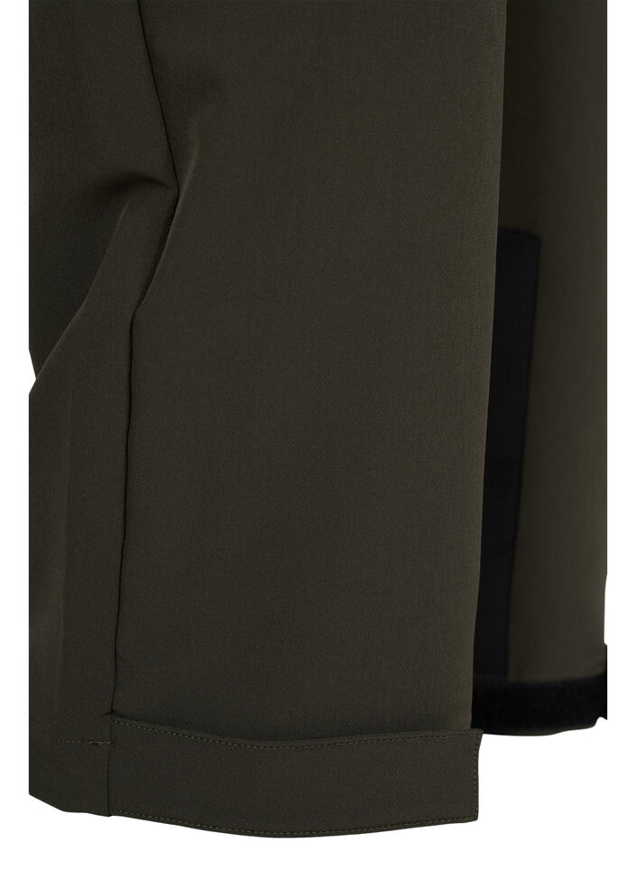 Water-repellent hiking trousers with pockets, Forest Night, Packshot image number 3