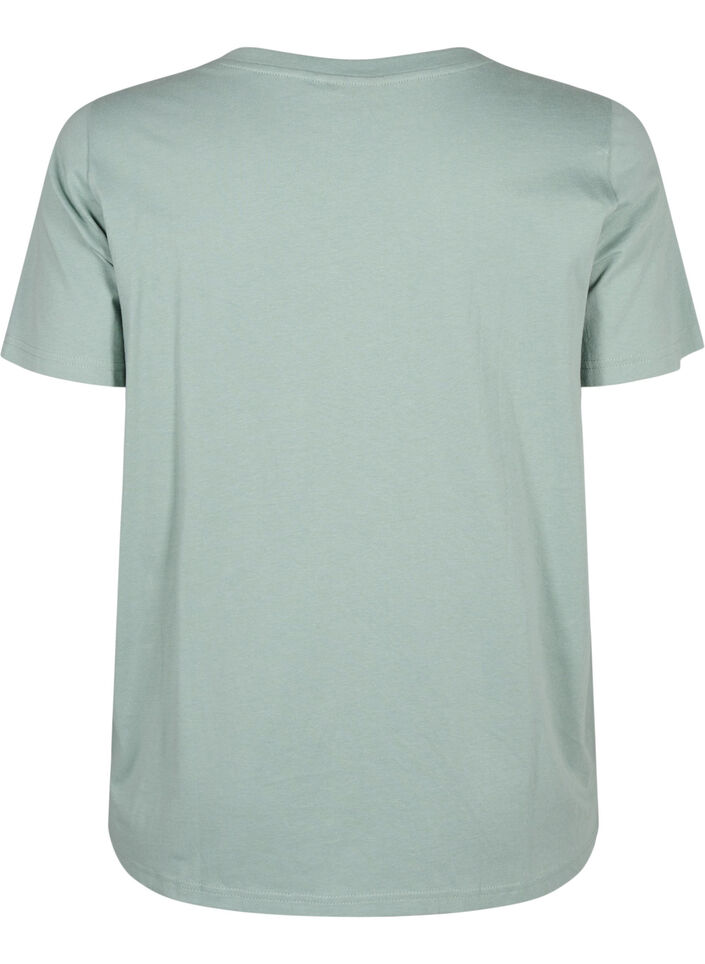 T-shirts with floral motif, Chinois G. w. Flower, Packshot image number 1