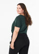 Christmas t-shirt in organic cotton, Green, Model image number 2