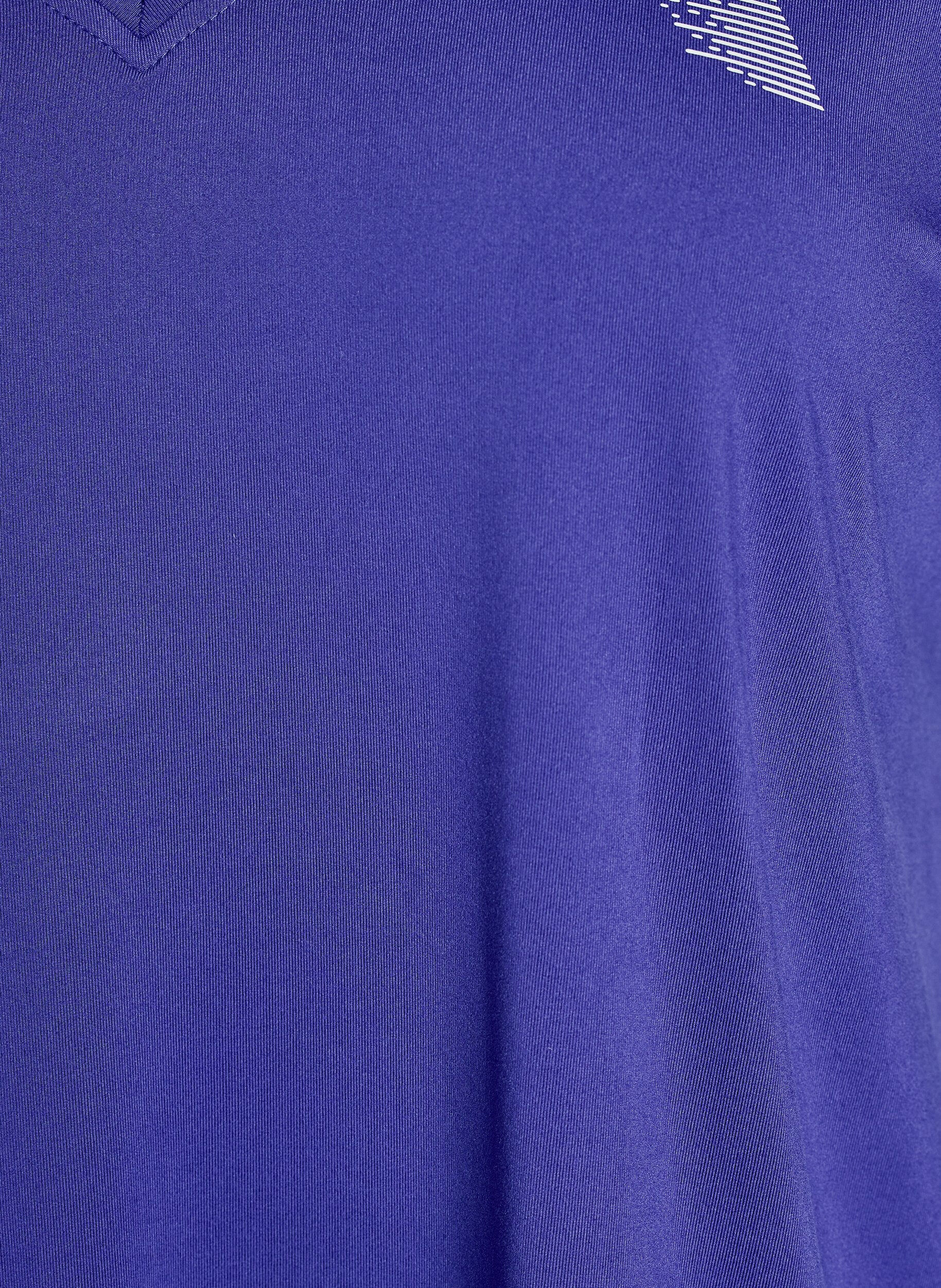 ZizzifashionLoose training t-shirt with v-neck, Purple, Packshot image number 2