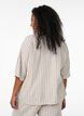 Striped shirt in linen and viscose, Beige, Model image number 2