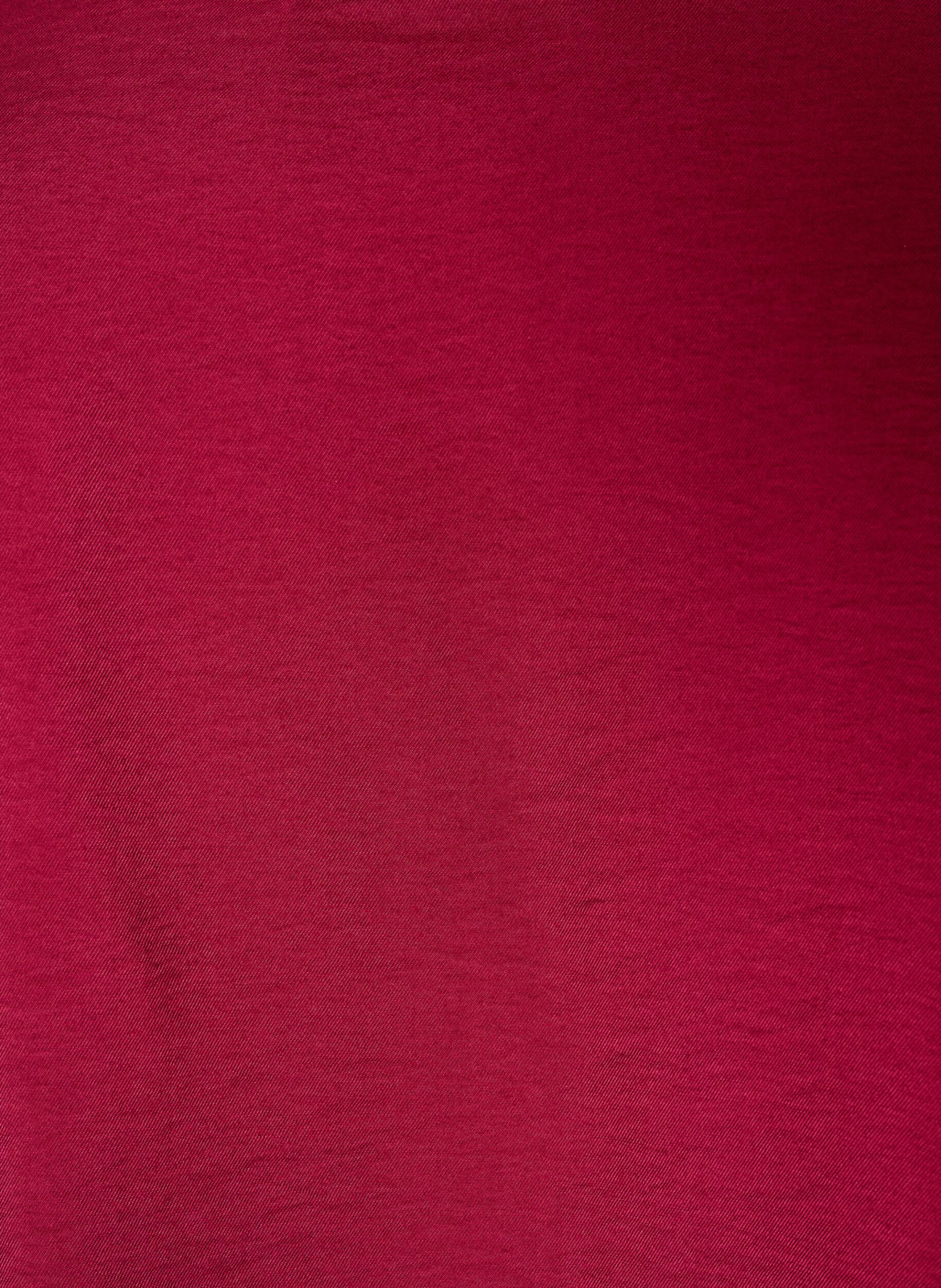 ZizzifashionBlouse with balloon sleeves and V-neck, Red, Packshot image number 2
