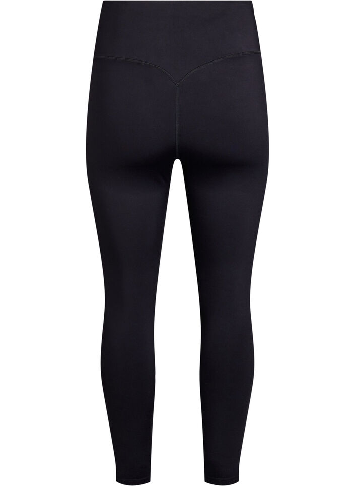 CORE, Squat-proof training tights with pocket, Black, Packshot image number 1