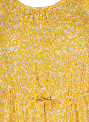 Short-sleeved dress , Yellow Branch, Packshot image number 2