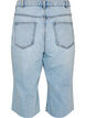 Cropped jeans with a distressed look and raw edges, Light Blue, Packshot image number 1