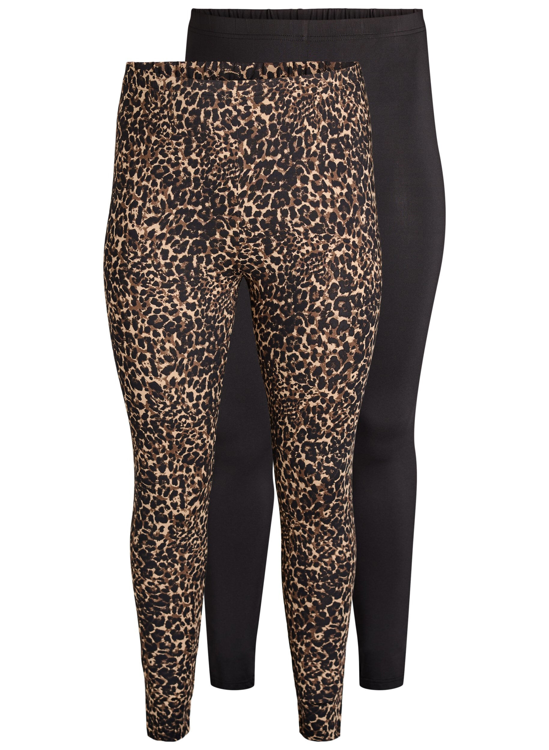 2-pack long leggings with a regular waist