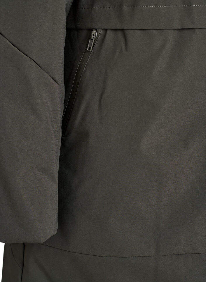 Winter jacket with adjustable waist, Green, Packshot image number 3