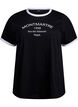 T-shirt with text print, Black w.An. Wh.Paris, Packshot image number 0