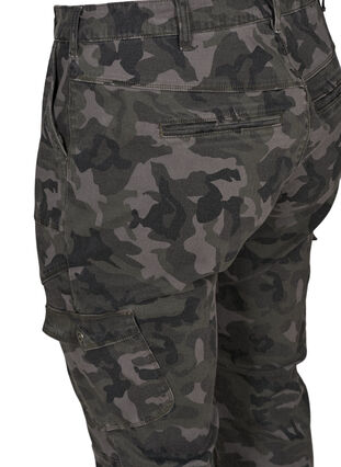 Cargo trousers with camouflage print, Camouflage, Packshot image number 3