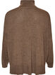 Turtleneck jumper with a loose fit, Brown, Packshot image number 1