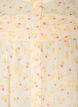 Sleeveless A-line cotton shirt blouse, Yellow, Packshot image number 2