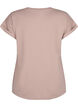 Short-sleeved t-shirt in a cotton blend, Rose, Packshot image number 1