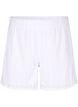 Shorts with a textured pattern, Bright White, Packshot image number 0