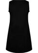 Sleeveless A-line dress, Black, Packshot image number 1