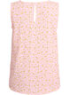 Sleeveless top with texture, Rose, Packshot image number 1