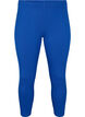Basic 3/4 leggings in viscose, Blue, Packshot image number 0