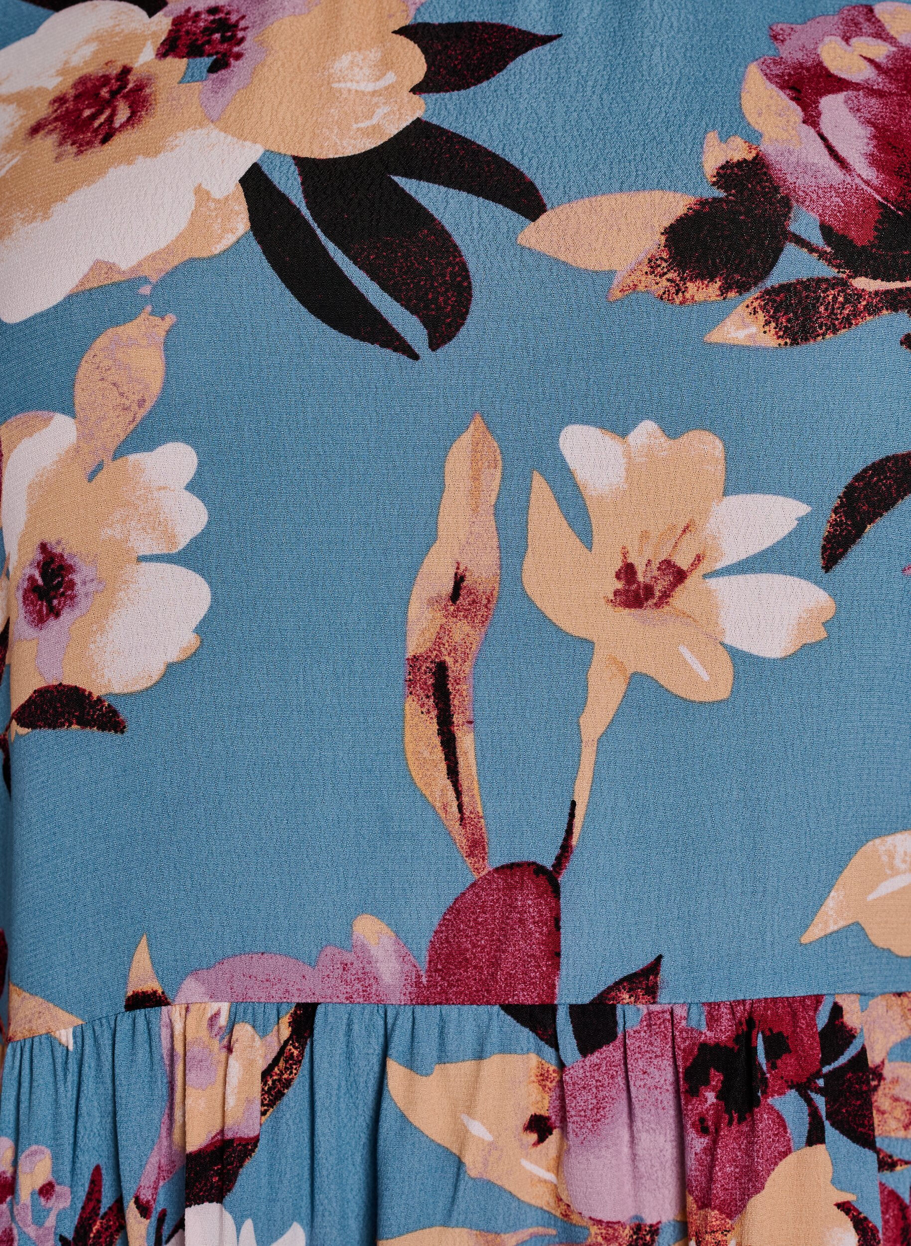 Zizzifashion Long-sleeved tunic with a seam, Light Blue, Packshot image number 2