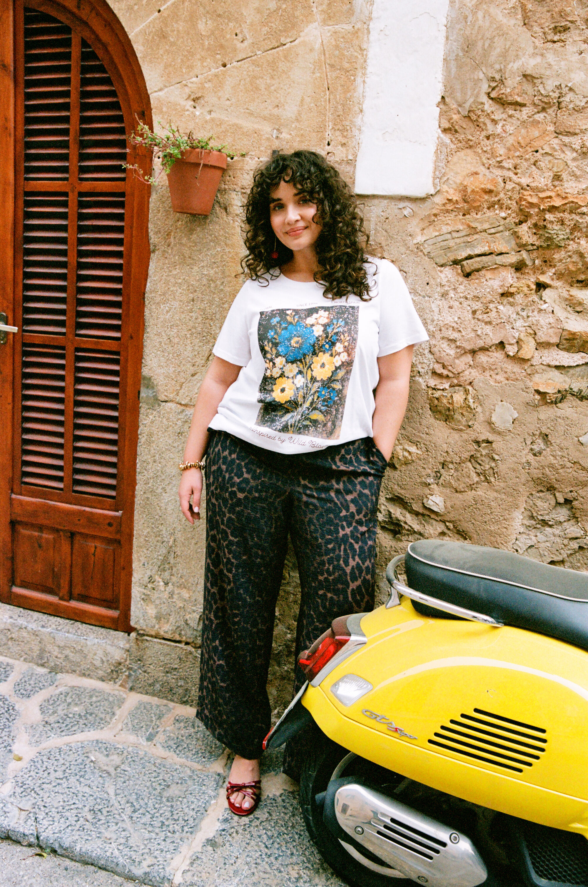 Zizzifashion Relaxed pattern mix with edge, , Model