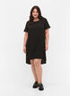 Dress with short sleeves, Black, Model image number 1