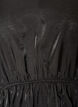 Shiny viscose blouse with peplum effect, Black, Packshot image number 2
