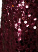 Short sequin skirt with an elasticated waistband, Dark Bordeaux, Packshot image number 2