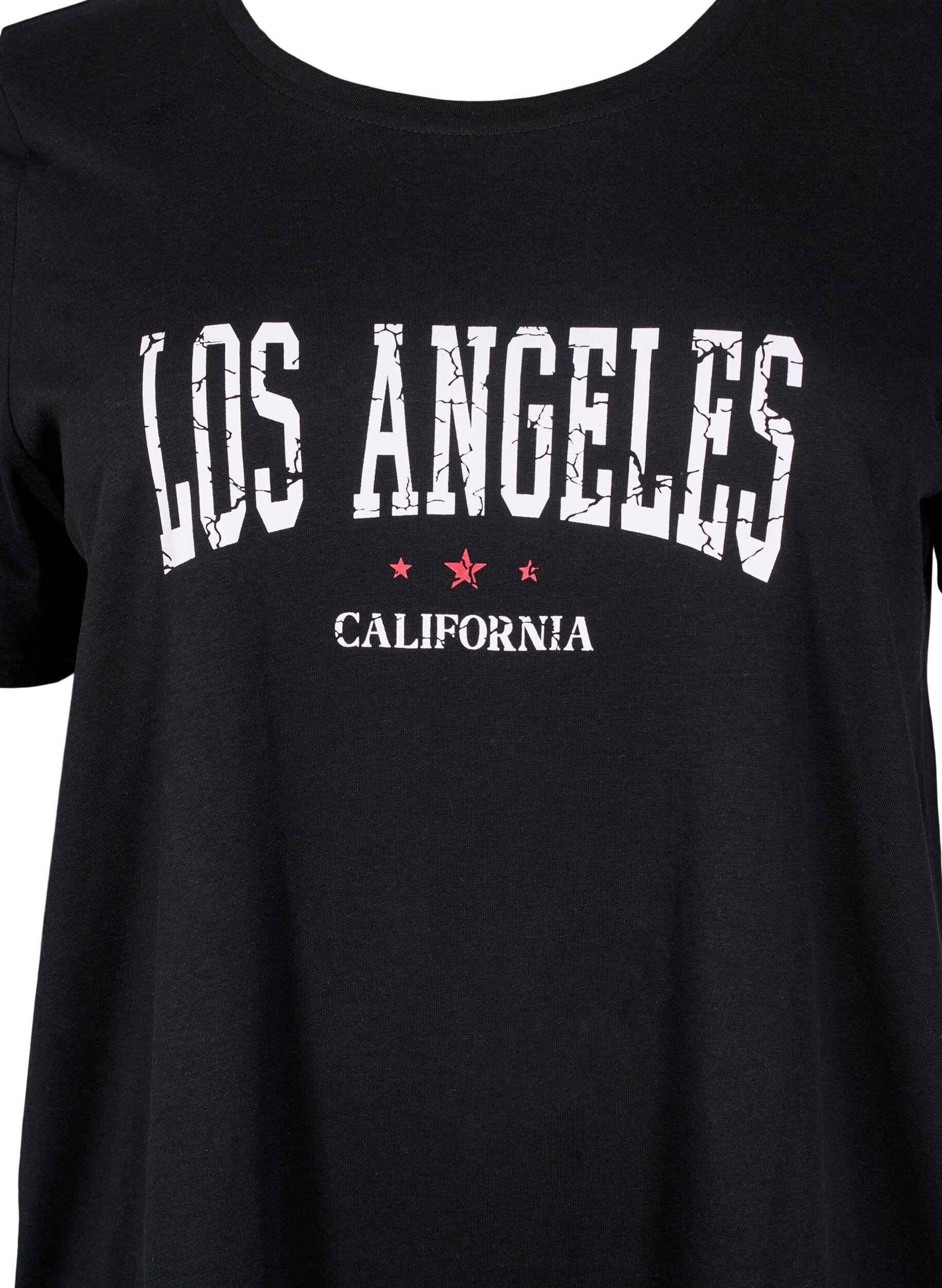 Zizzifashion FLASH - T-shirt with motif, Black, Packshot image number 2