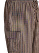 Checked cotton cargo trousers, Brown, Packshot image number 2