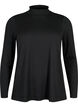 FLASH - Long sleeve blouse with turtleneck, Black, Packshot image number 0