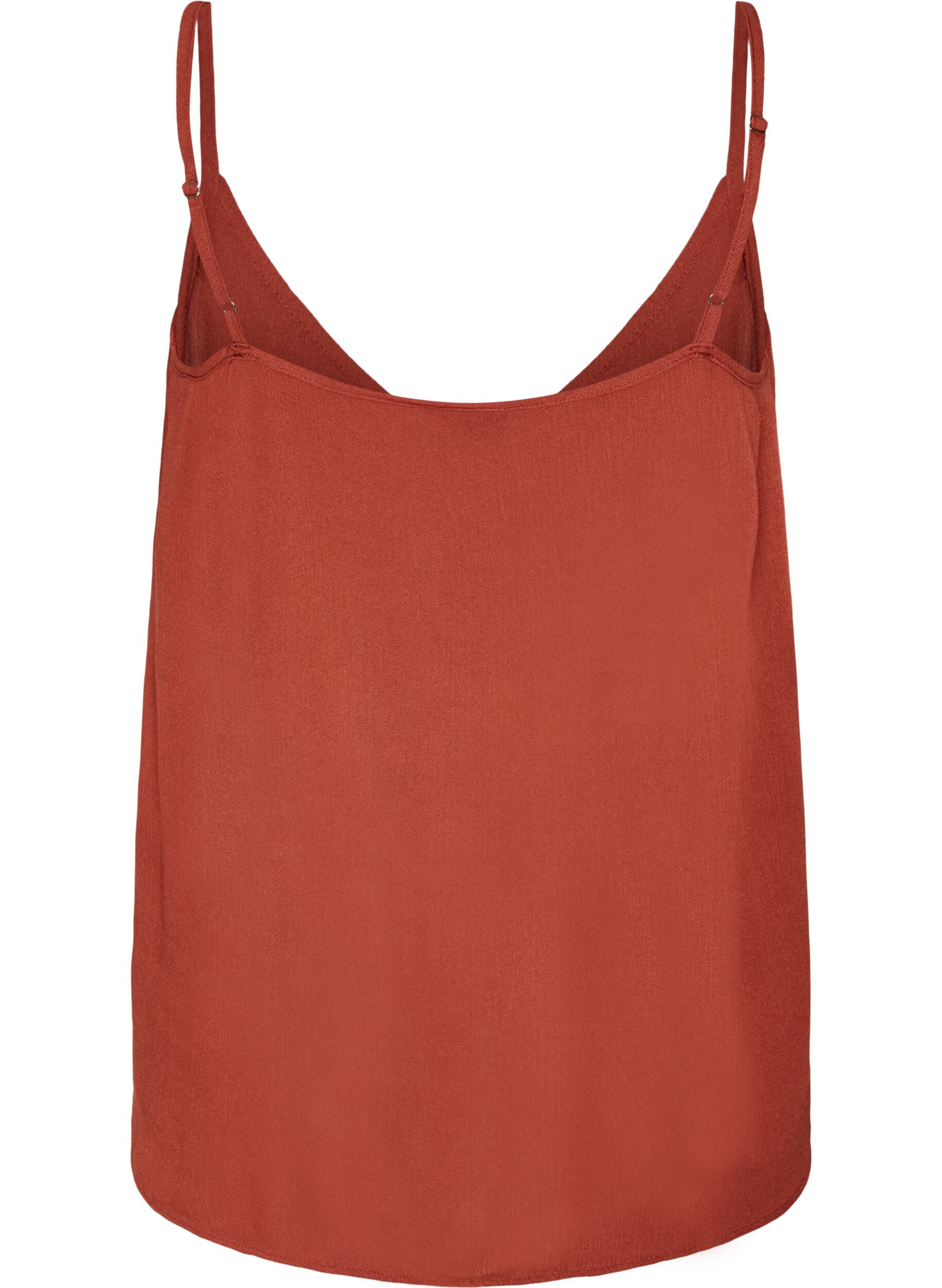 ZizzifashionStrap top in viscose, Red, Packshot image number 1