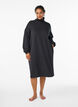 A-shaped turtleneck dress, Black, Model image number 0
