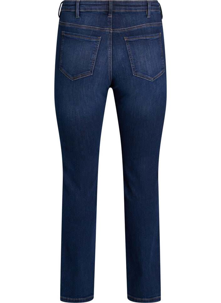 Slim fit jeans with a regular waist, Dark Blue, Packshot image number 1