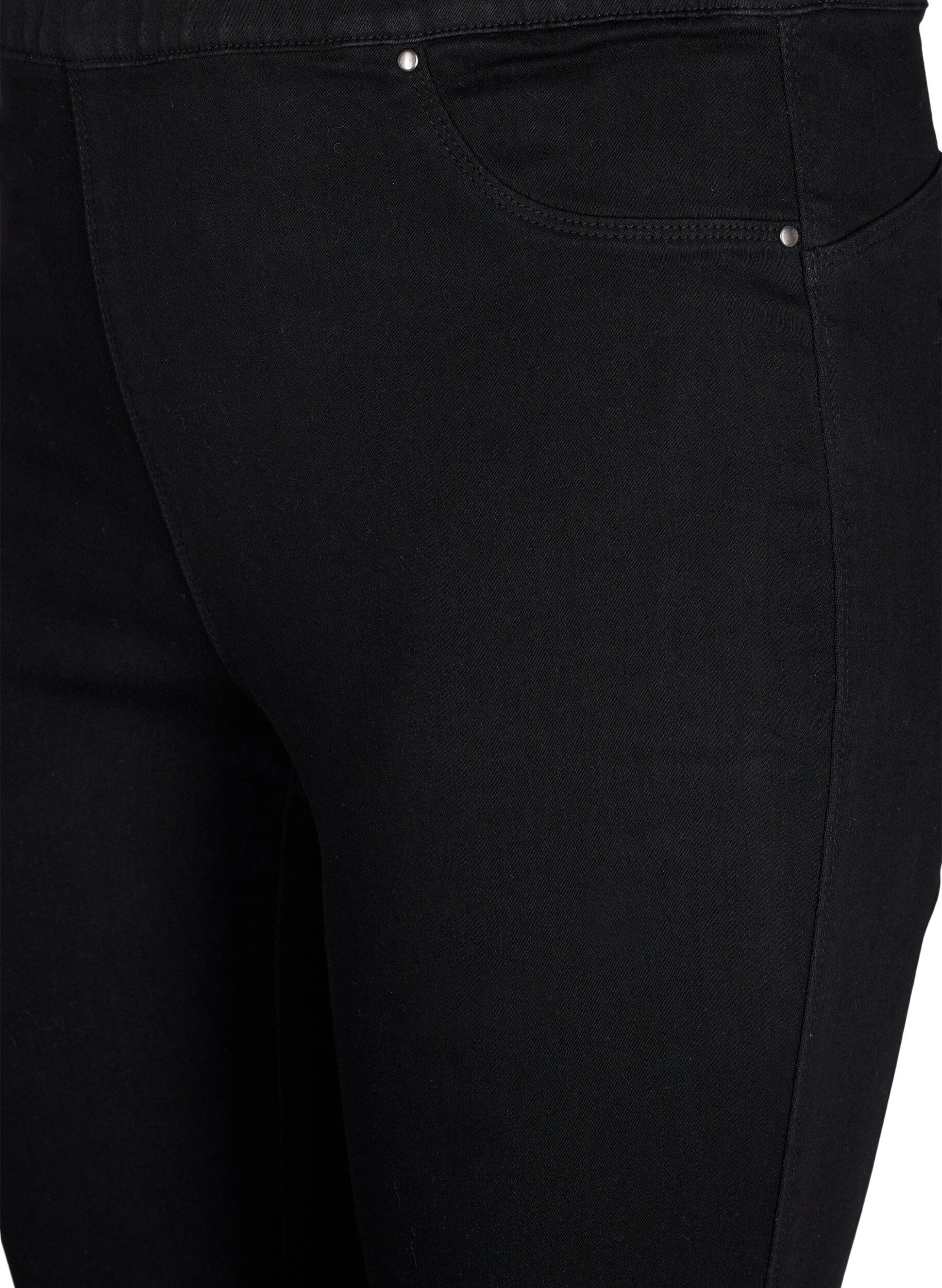 Zizzifashion High-waisted jeggings, Black, Packshot image number 2