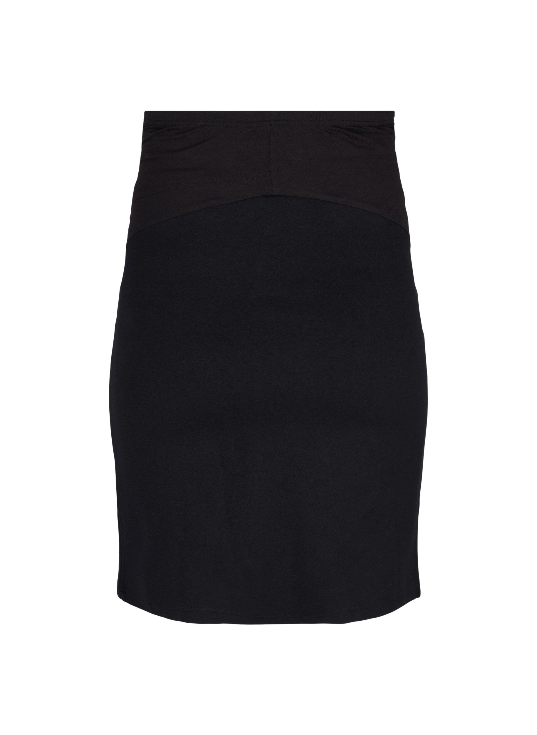 Zizzifashion Close-fitting maternity skirt, Black, Packshot image number 1