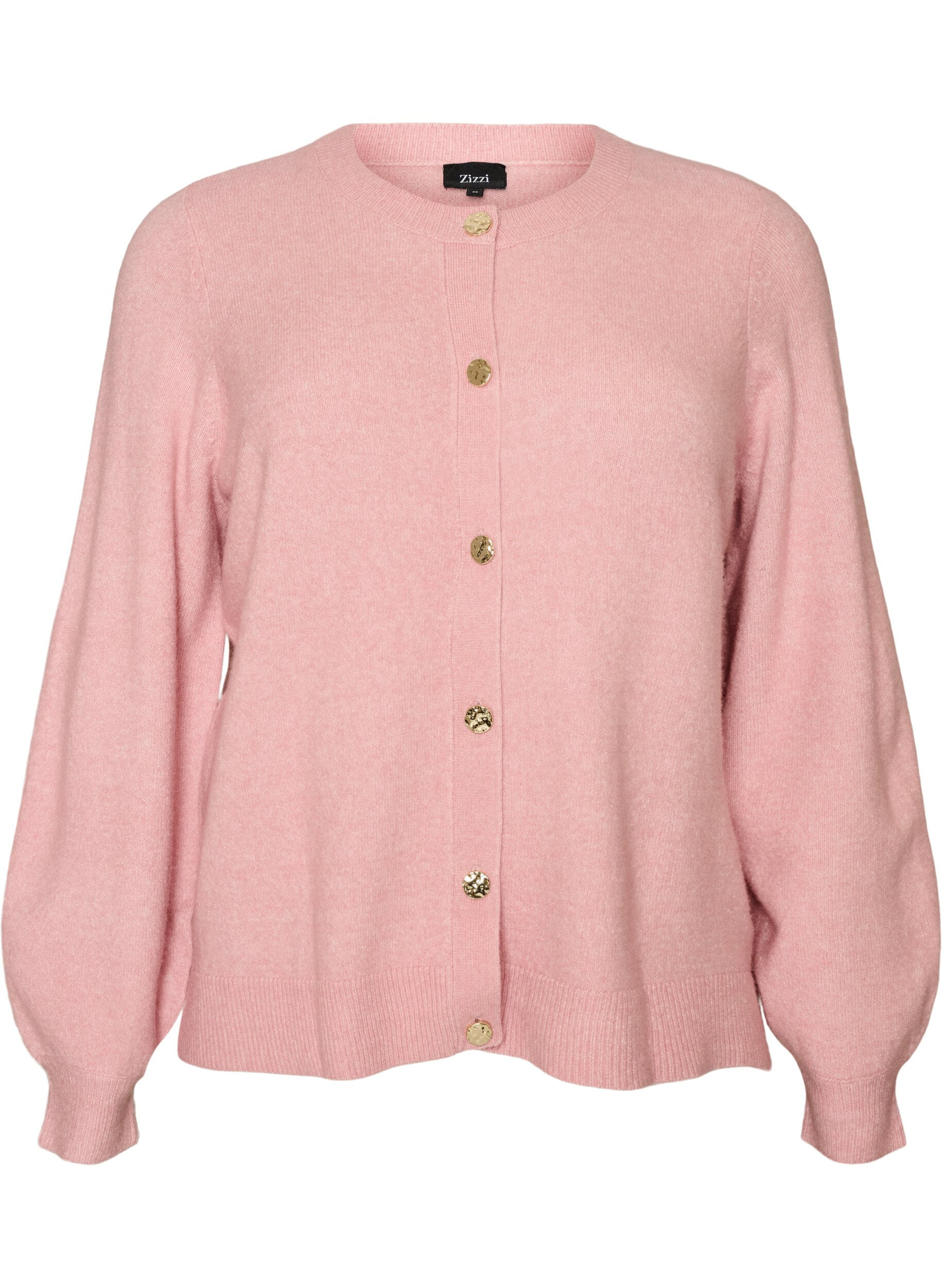 Cardigan in a soft knit with gold-coloured buttons