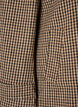 Checked coat with corduroy collar, Brown, Packshot image number 3