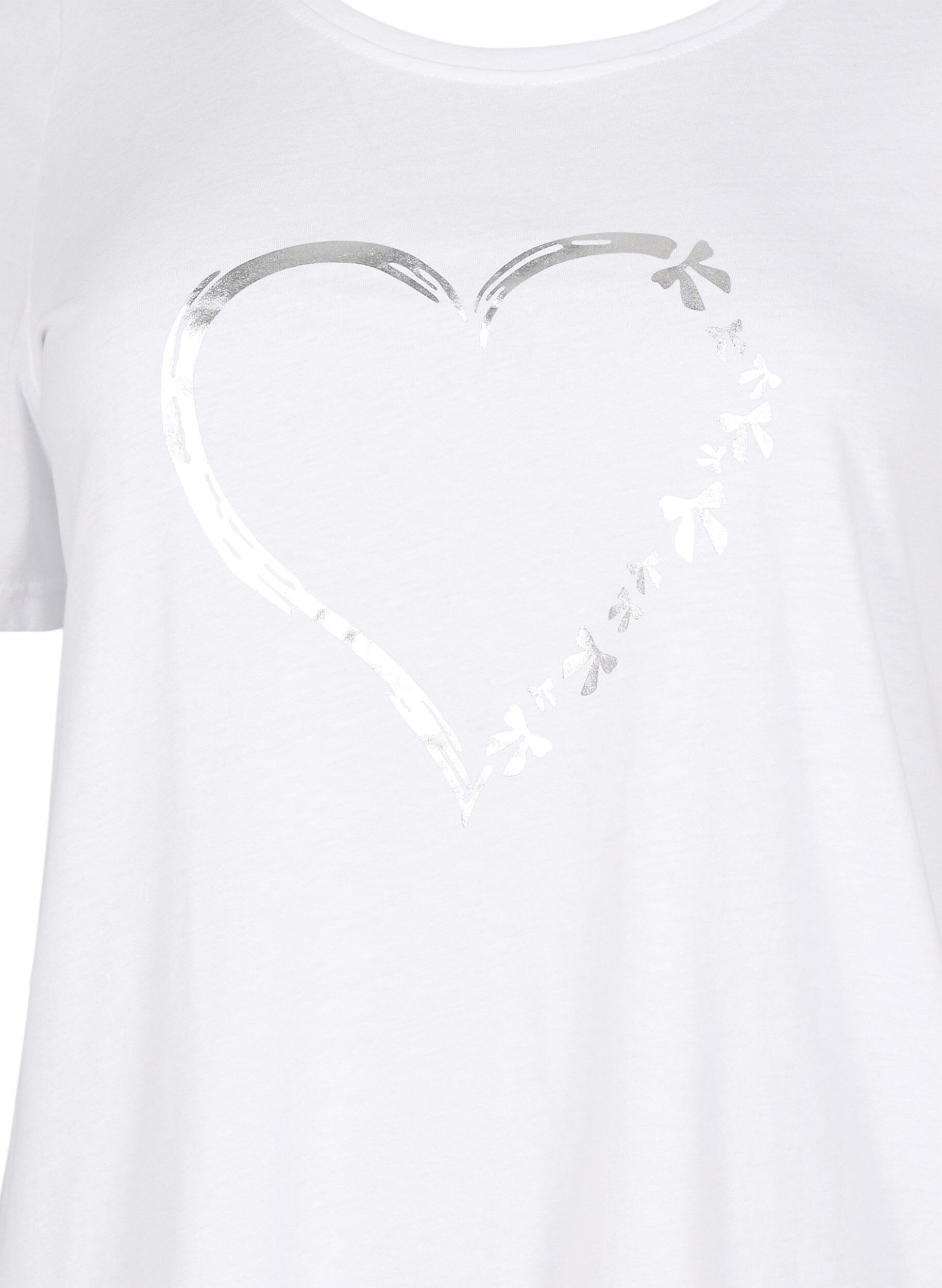Zizzifashion FLASH - T-shirt with motif, White, Packshot image number 2
