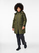 Practical winter jacket with hood and pockets, Green, Model image number 1