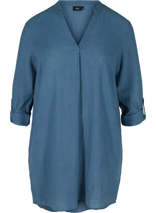Cotton tunic with a v-neck, Bering Sea, Packshot image number 0